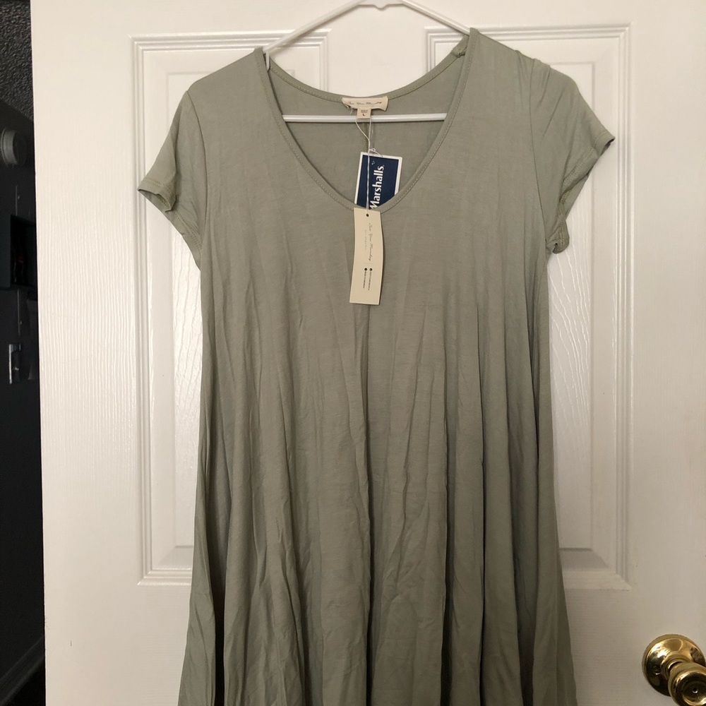 See You Monday Los Angeles dress green